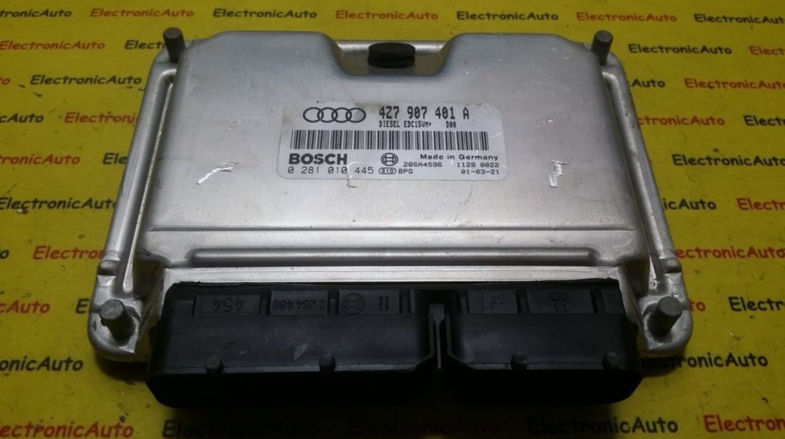 ECU Calculator motor Audi A6 2.5 tdi 0281010445[,]4Z7907401A