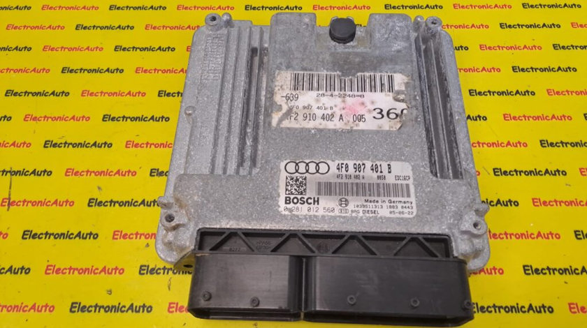 ECU Calculator motor Audi A6 2.7TDI, 0281012560, 4F0907401B, 4F2910402A,