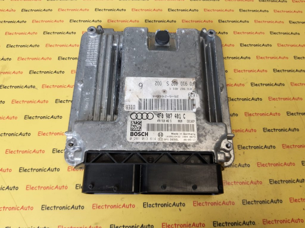 ECU Calculator motor Audi A6, 4F0907401C, 0281013614, 4F0910402S,