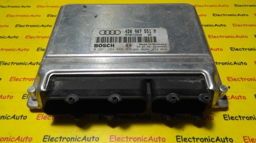 ECU Calculator motor Audi A8 2.8 0261204686, 4D0907551M