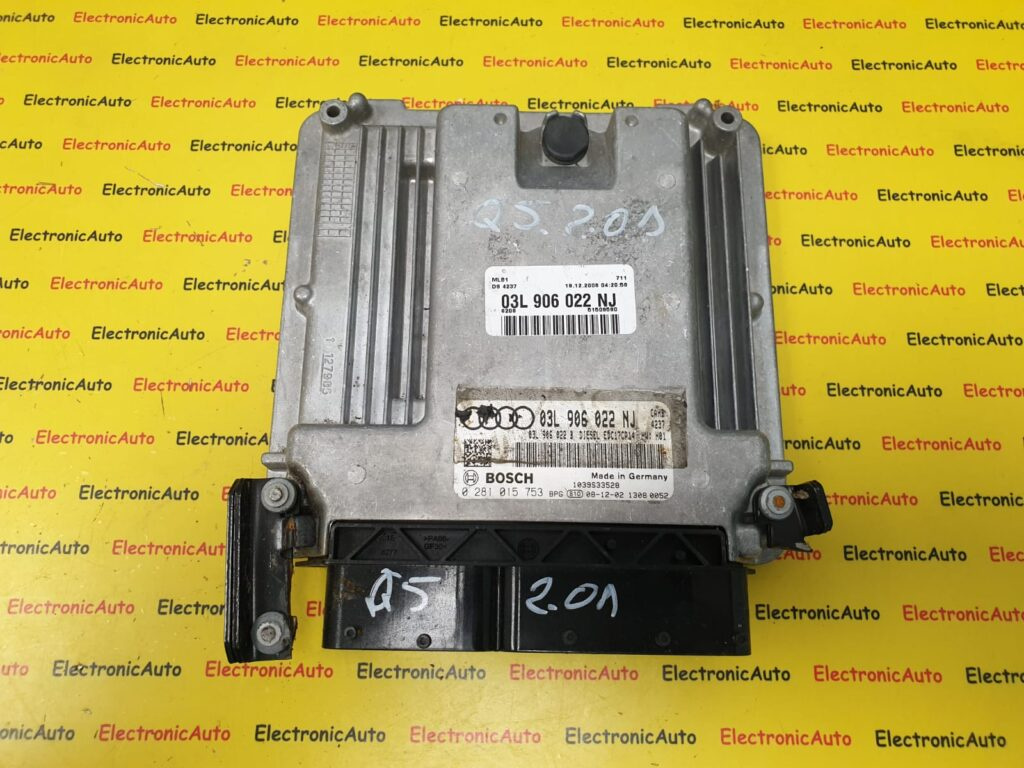 ECU Calculator Motor Audi Q5 2.0 TDi, 0281015753, 03L906022NJ, EDC17CP14