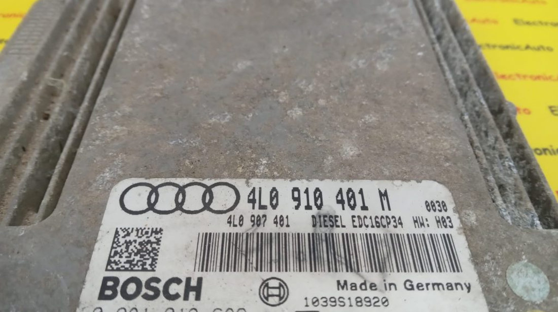 ECU Calculator motor Audi Q7 3.0TDI 4L0910401M 0281013689