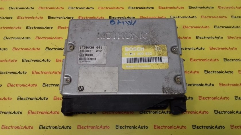 ECU Calculator Motor BMW 316i, 0261200522, 1739038