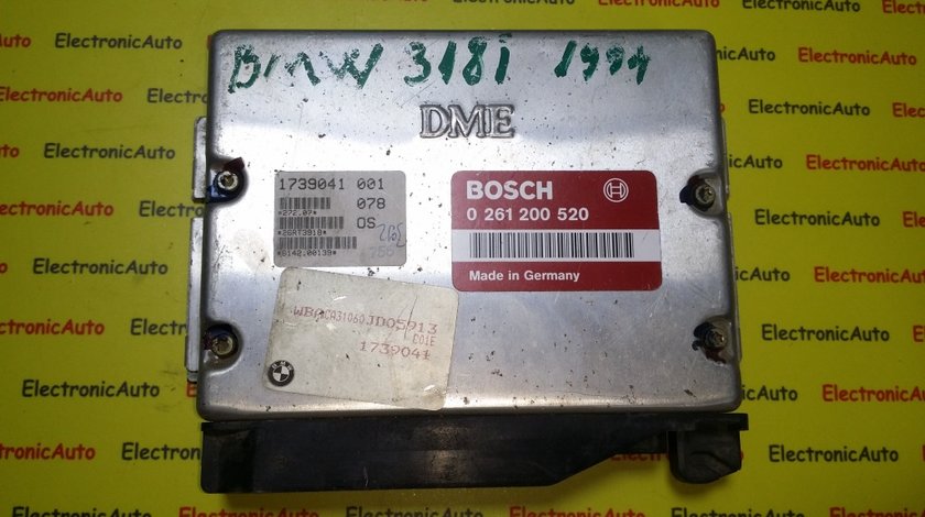 ECU Calculator motor Bmw 318 0261200520 1739041 M1.7 E36