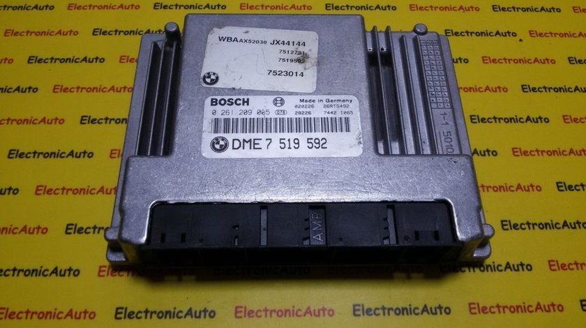 ECU Calculator motor Bmw 318, 0261209005, DME7519592,