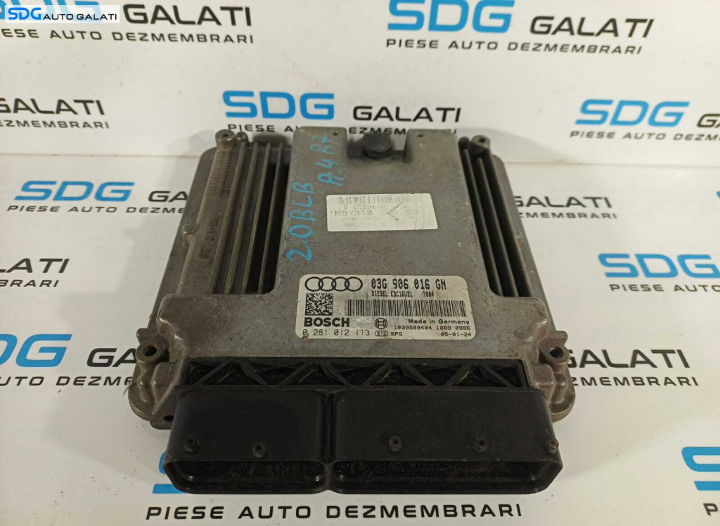 ECU Calculator Motor Bosch Audi A4 B7 2.0 TDI BLB 2004 - 2008 Cod 03G906016GN 0281012113 [L2206]