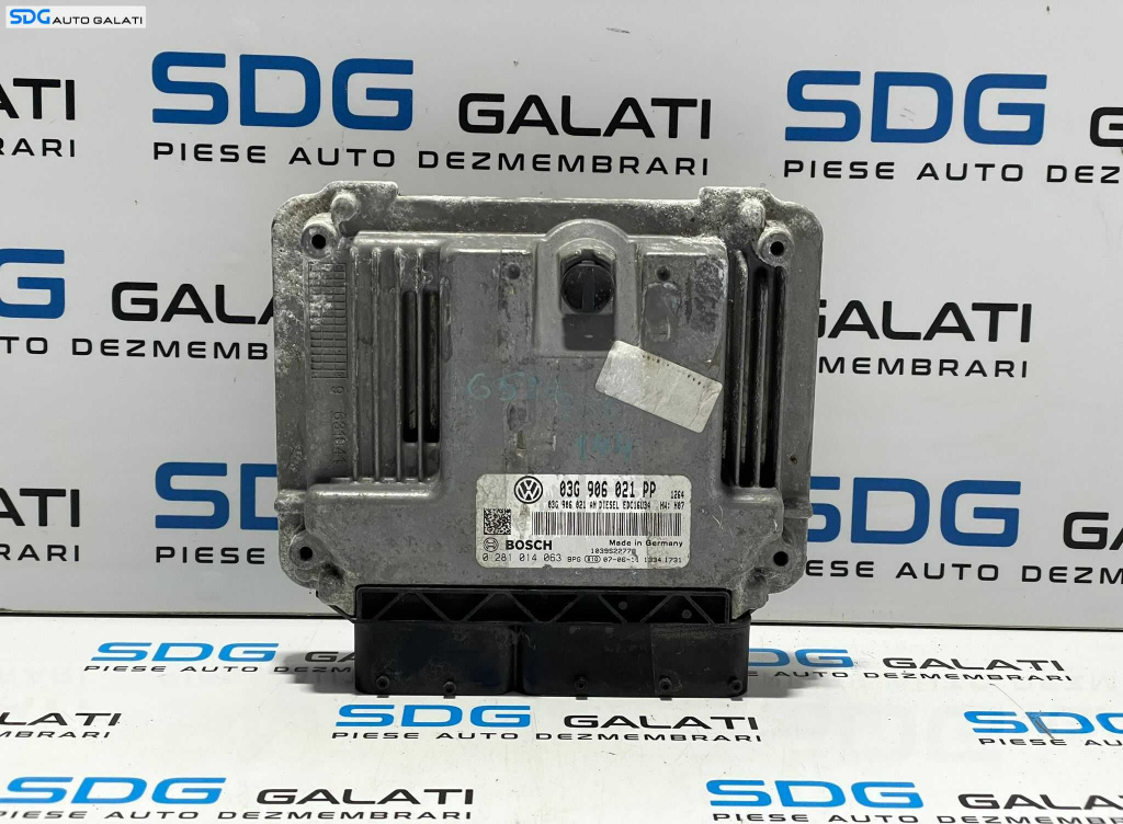 ECU Calculator Motor Bosch Volkswagen Caddy 2.0 BKD 2003 - 2010 Cod 03G906021PP 0281014063 [L2819] [L2820]