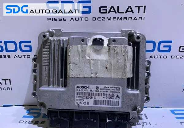 ECU Calculator Motor Citroen C5 1.6HDI 2000 - 2007 Cod 9661773380 9653958980 0281011863