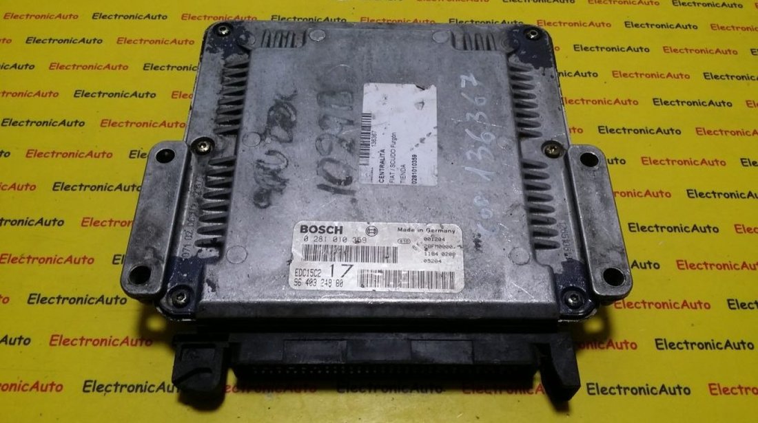 ECU Calculator motor Citroen Jumpy 2.0 hdi 0281010359, 9640324880