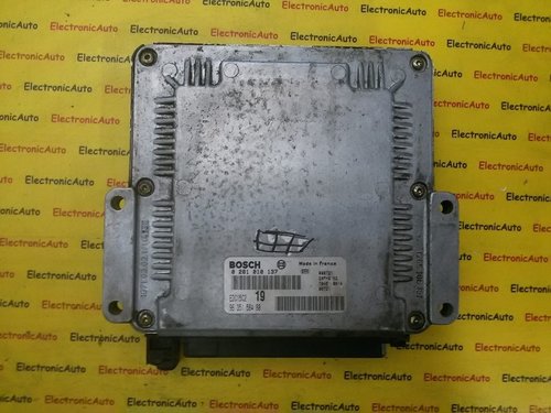 ECU Calculator motor Citroen Xsara Picasso 2.0 hdi 0281010137, 9635158480