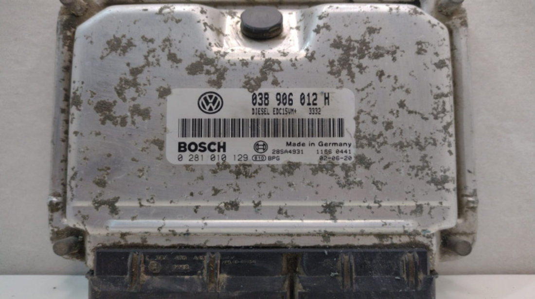 ECU Calculator Motor, Cod 0281010129, 038906012H Bosch Volkswagen VW Bora