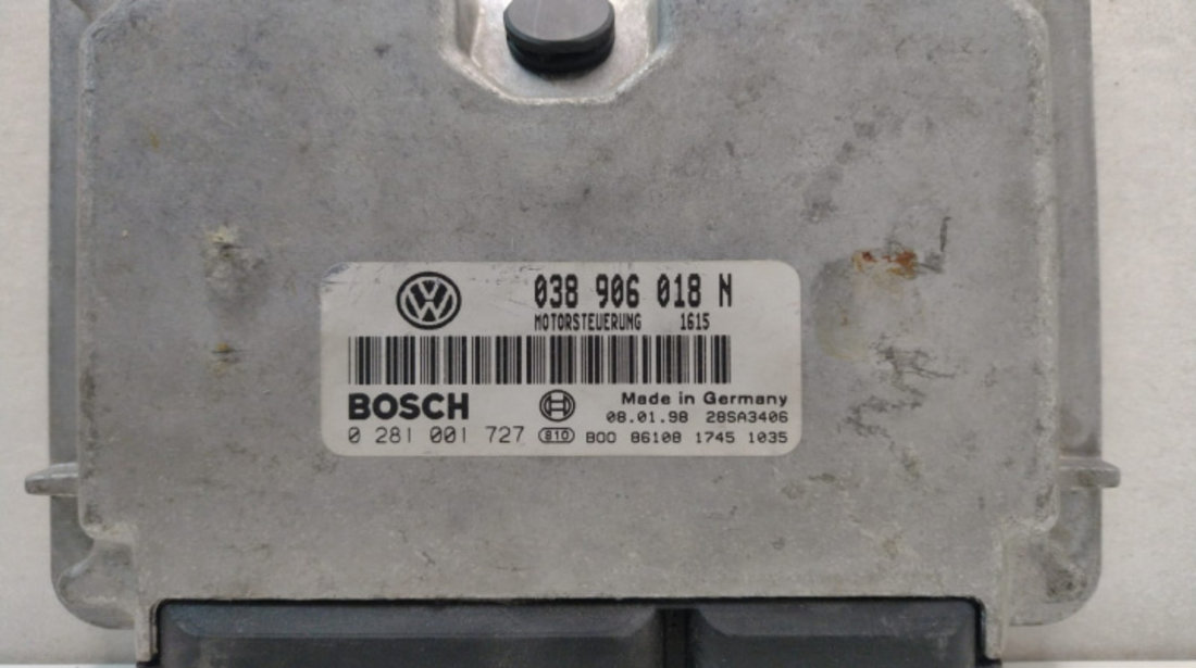 ECU Calculator Motor, Cod 038 906 018 N Bosch 038906018N Volkswagen VW Passat B5 [1996 - 2000]