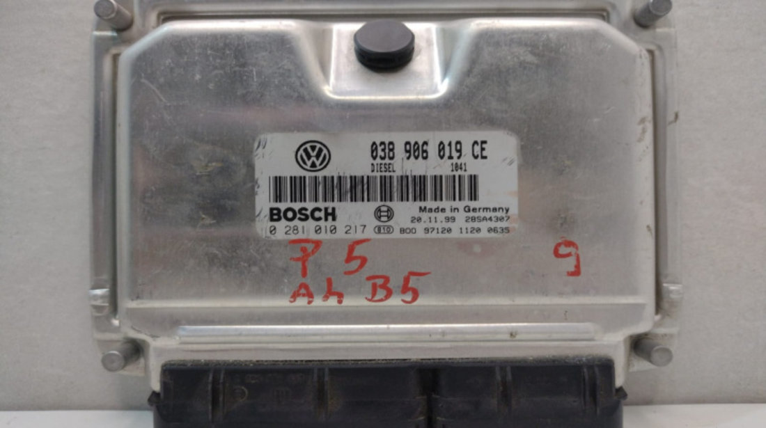 ECU Calculator Motor, Cod 038906019CE Bosch Volkswagen VW Passat B5.5 [facelift] [2000 - 2005]