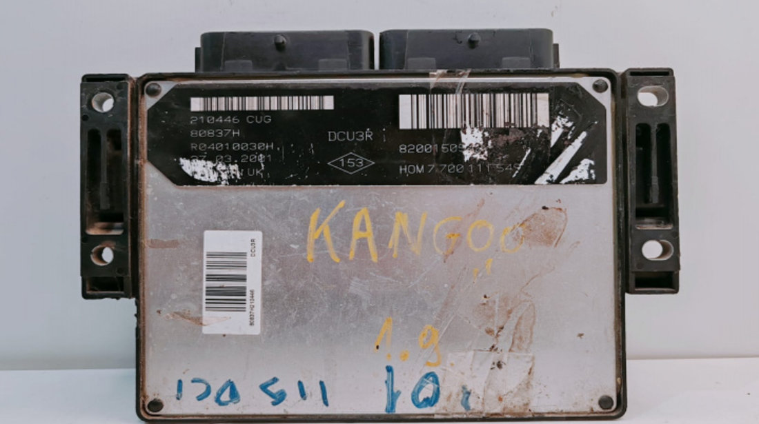 ECU Calculator Motor, cod 8200150542 8200150542 Renault Kangoo [1998 - 2003]