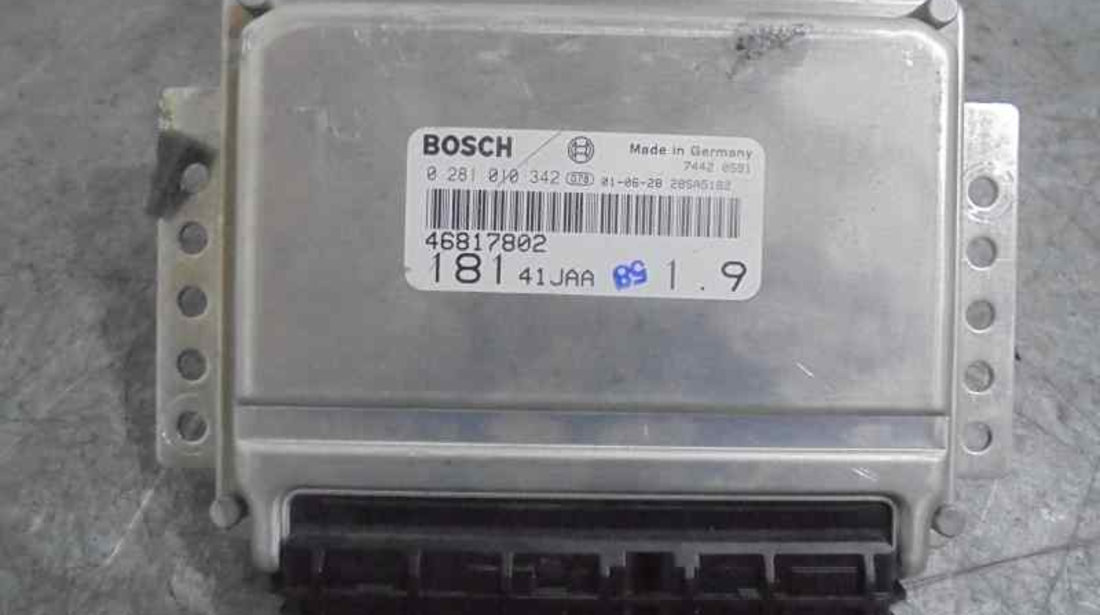 ECU Calculator motor Fiat Marea, 0281010342, 46817802,