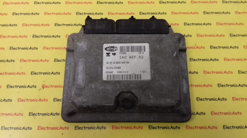 ECU Calculator Motor Fiat Multipla, 55184487, IAW4EFG2, 6160061407