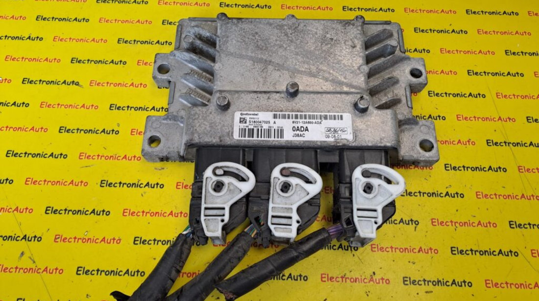 ECU Calculator Motor Ford Fiesta, 8V2112A650ADA, S180047025A, EMS2102,