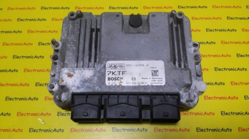 ECU Calculator Motor Ford Focus 1.6 TDCI, 3M5A12A650JF, 0281011263