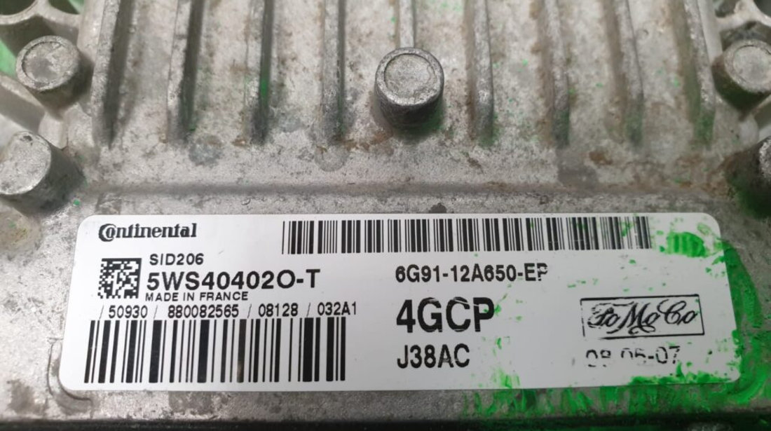 ECU Calculator Motor Ford Galaxy 2.0TDCi, 5WS40402O-T, 6G91-12A650-EP, SID206