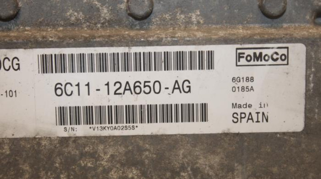 ECU Calculator motor Ford Transit, 6C1112A650AG, DCU101,