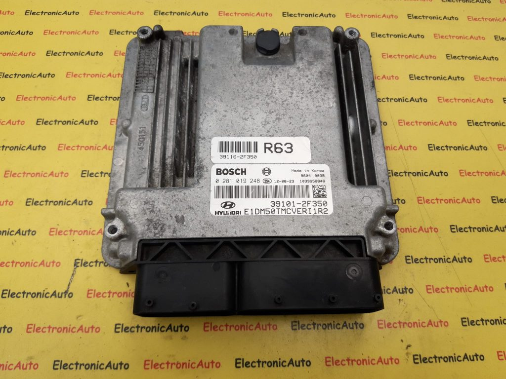 ECU Calculator Motor Hyundai SANTA FE 0281019248, 391012F350