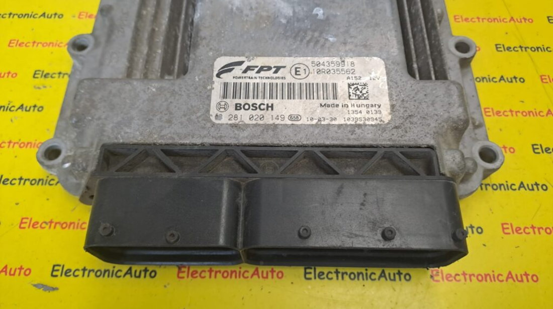 ECU Calculator motor Iveco Daily 0281020149, 504359918,