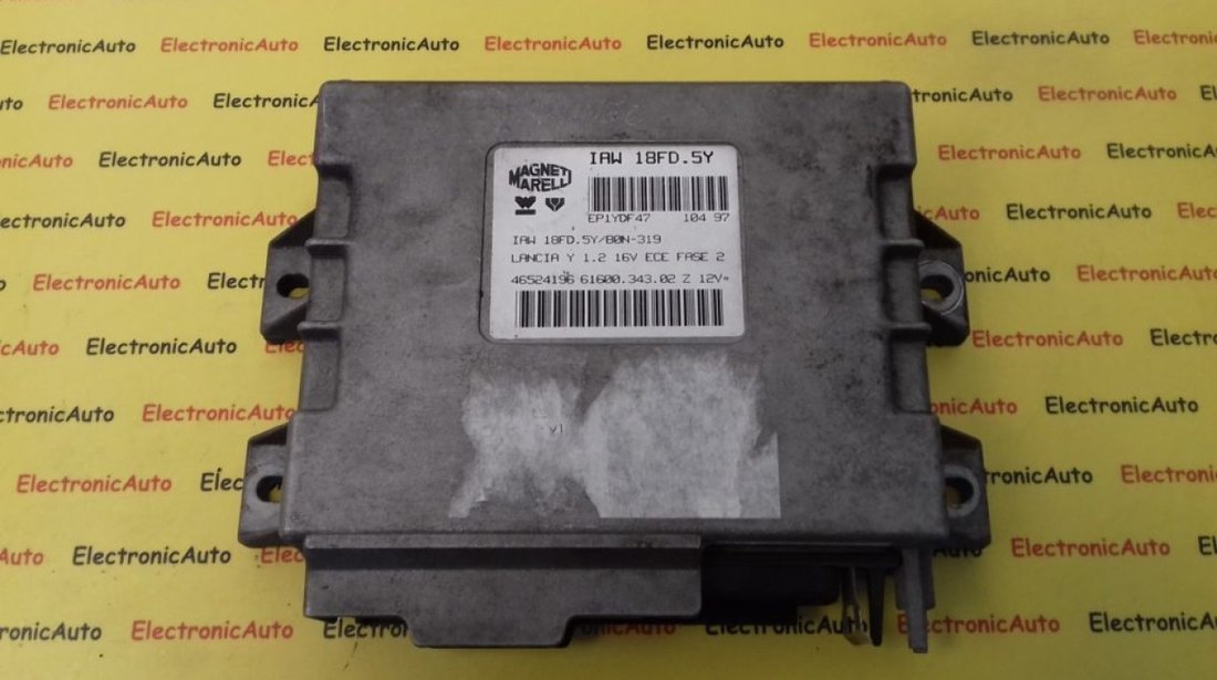 ECU Calculator Motor Lancia Y, IAW18FD5Y, 46524196