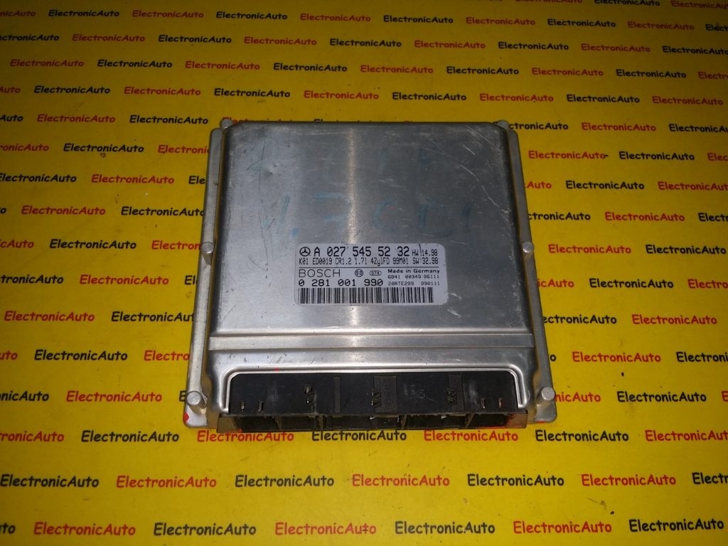 ECU Calculator motor Mercedes A, 0281001990, A0275455232,