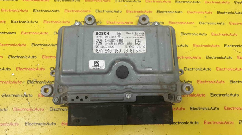 ECU Calculator Motor Mercedes B 2.0CDi, 0281013967, A6401501891, CRA.32 0M640