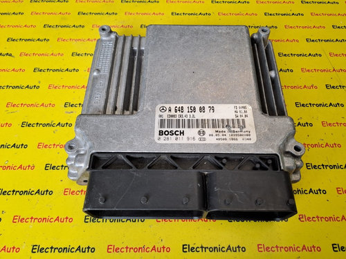 ECU Calculator motor Mercedes E 3.2CDI, A 6481500879, 0281011916, CR3.43,