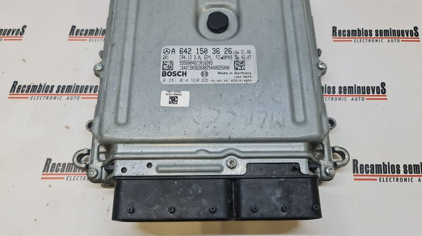 ECU Calculator motor Mercedes ML 3.2CDI, A6421503626, 0281014920,