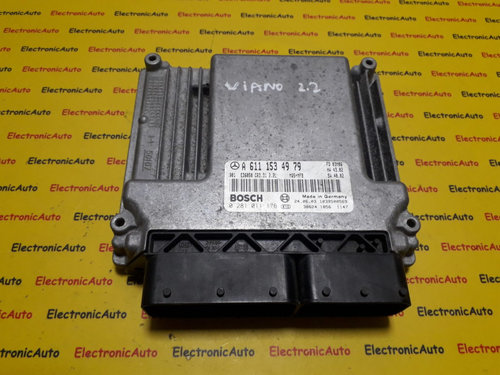 ECU Calculator motor Mercedes Vito Viano 2.2CDI 0281011176, A6111534979