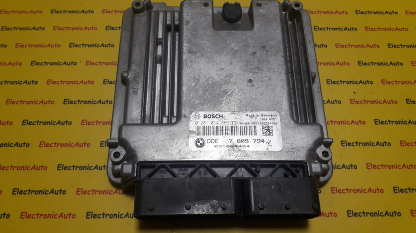 ECU Calculator motor Mini Cooper 1.6 d 0281014856, DDE7809794