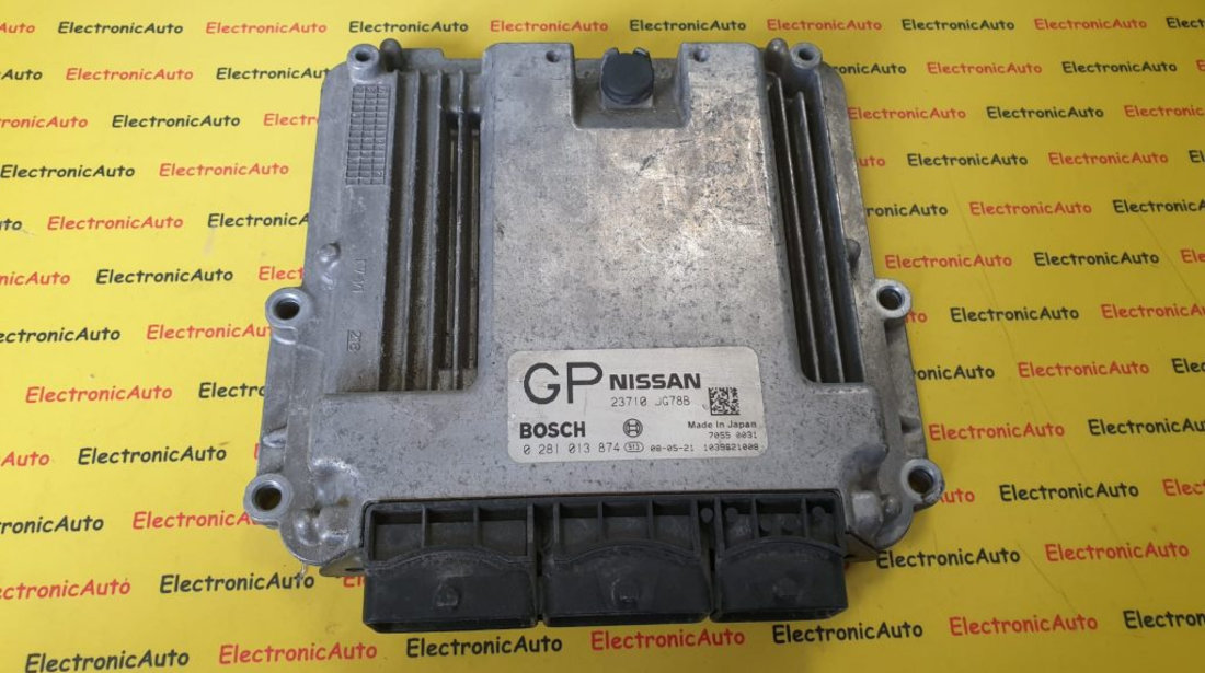 ECU Calculator Motor Nissan X-Trail 2.0DCi, 0281013874, 23710JG78B