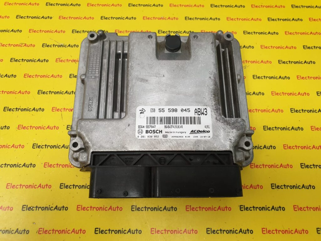 ECU Calculator Motor Opel, 0281030852, 55598045, ABW3