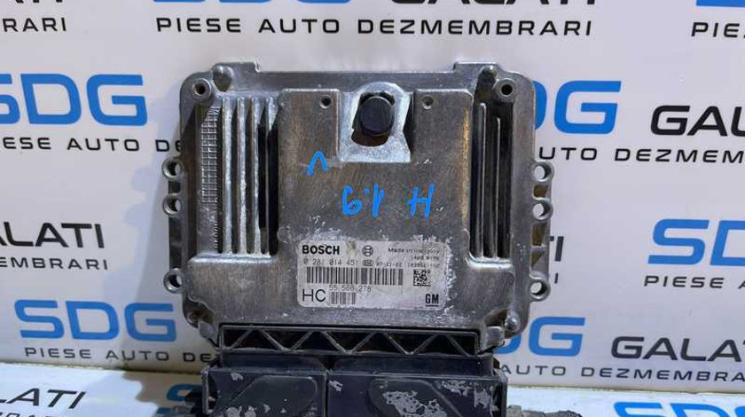 ECU Calculator Motor Opel Astra H 1.9 CDTI 2004 - 2010 Cod 55566278 0281014451