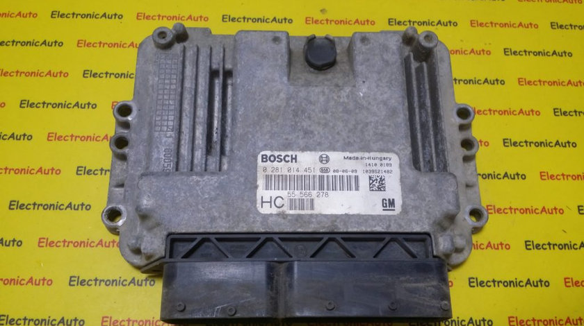 ECU Calculator motor Opel Astra H 1.9CDTI 55566278, 0281014451