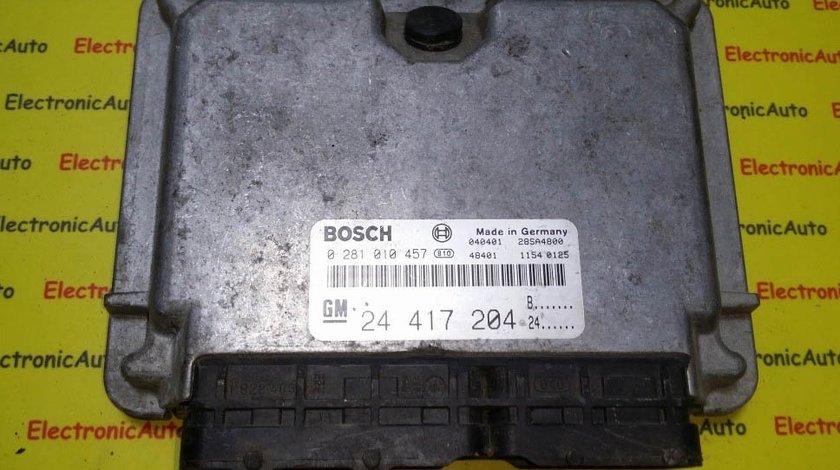 ECU Calculator Motor Opel Zafira A/Vectra B/Astra G, 0281010457, 24417204