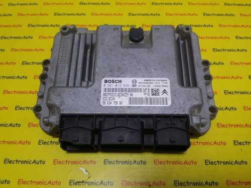 ECU Calculator Motor Peugeot 207, 0281012529, 9663475880