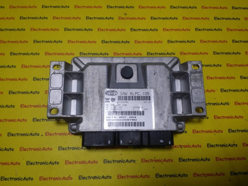 ECU Calculator motor Peugeot 207 1.4, 9662258780, 9654596080 , IAW6LPC105,