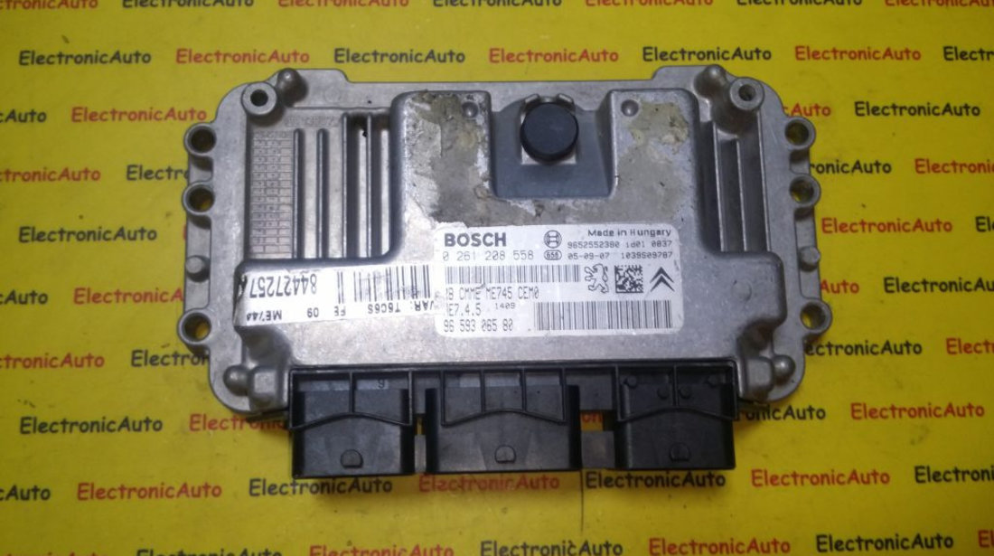 ECU Calculator motor Peugeot 307 1.6 0261208558, 9659306580