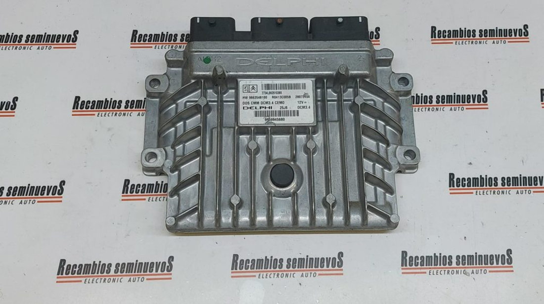 ECU Calculator motor Peugeot 407, 9659945680, R0413C005B, 9663548180,