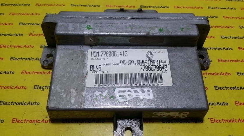 ECU Calculator motor Renault 19 1.4 HOM7700861413, 7700870049