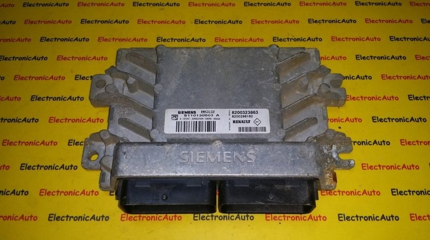 ECU Calculator motor Renault Clio 1.4, S110130603A, 8200323863, 8200298162,