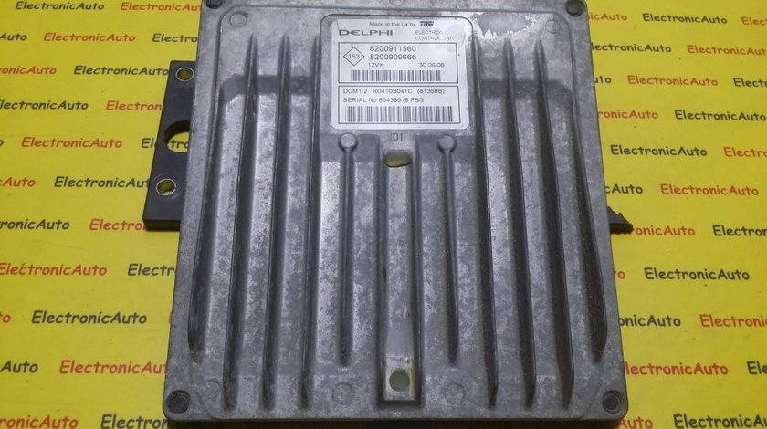 ECU Calculator motor Renault Kangoo 1.5 dci 8200909666, 8200911560