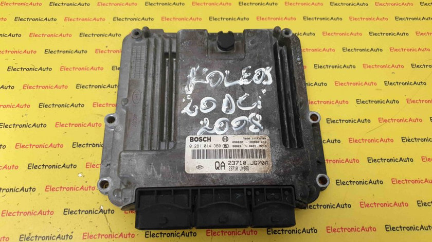 ECU Calculator Motor Renault Koleos 2.0DCi, 0281014360, 23710JG70A, 23710JY08D