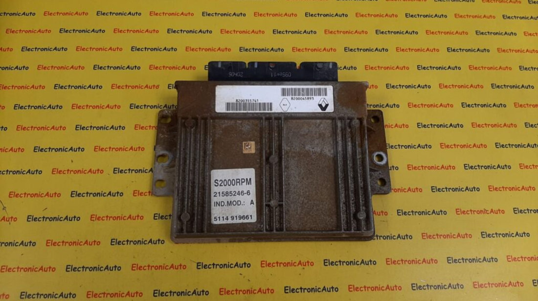 ECU Calculator motor Renault Laguna 1.6 8200355741, 8200045893