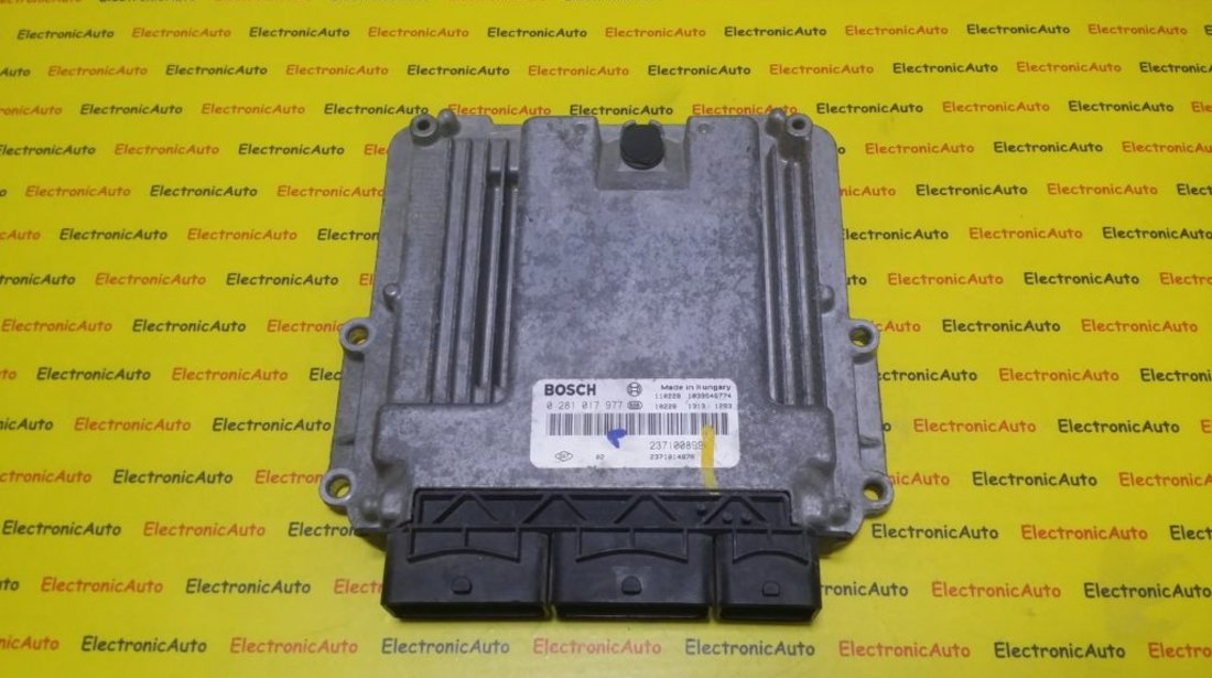 ECU Calculator Motor Renault MASTER, 0281017977, 237100899R, 237101487R,