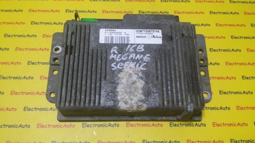 ECU Calculator motor Renault Megane 1.6 HOM7700875745, S115300202A