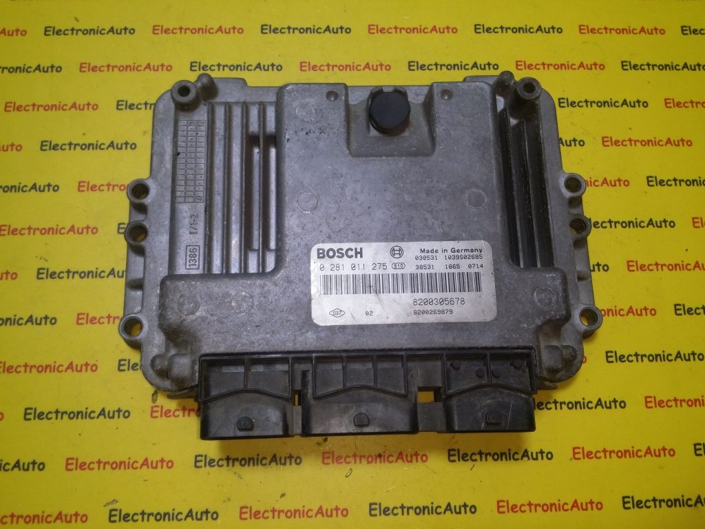 ECU Calculator Motor Renault Megane 1.9DCi, 0281011275, 8200305678, 8200269879